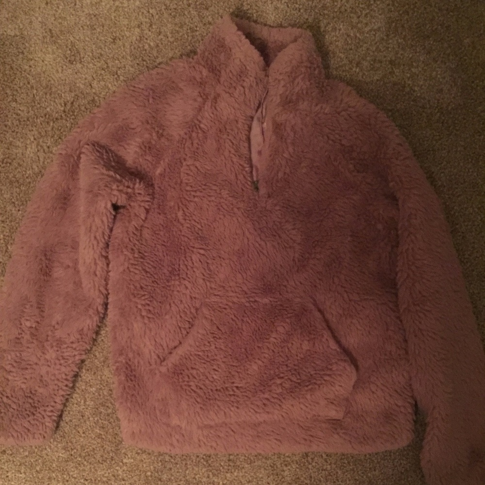 Listicle Fluffy Purple Jacket